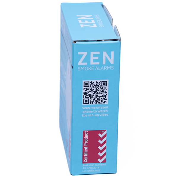 ZEN Photoelectric Smoke Alarm - 1 Pack - Right Side