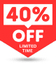 40% Discount - Limited Time