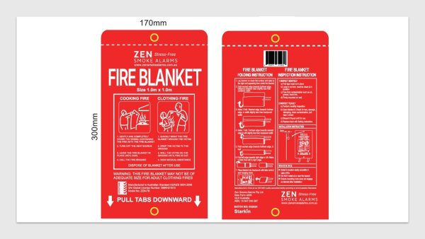 ZEN Fire Blanket Front & Back