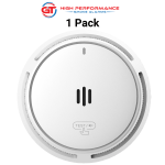 GT High Performance Photoelectric Interconnected Smoke Alarm - 1 Pack