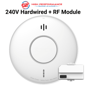 GT High Performance Photoelectric Interconnected Smoke Alarm - 240V plus RF module