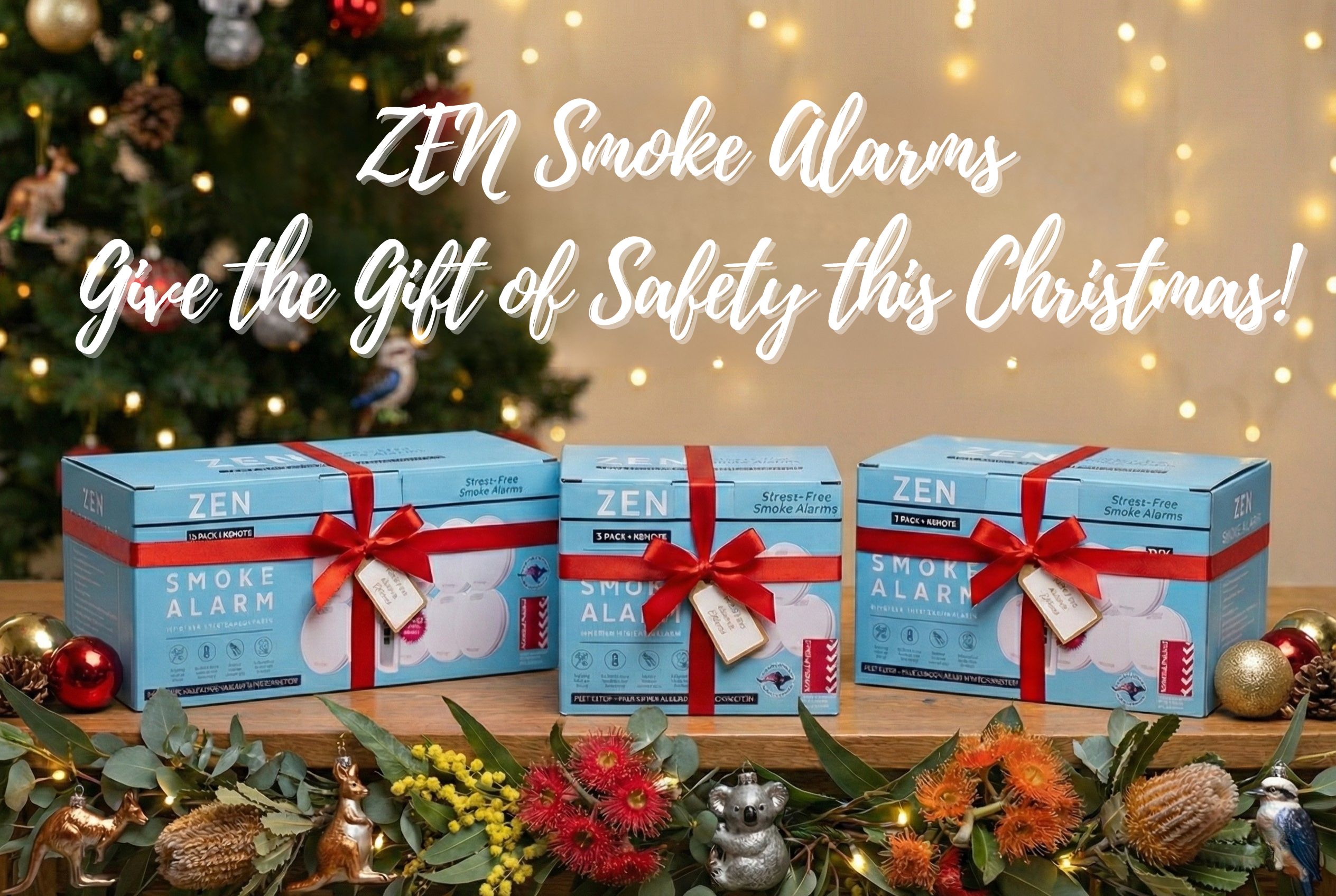 interconnected smoke detectors for Christmas safety