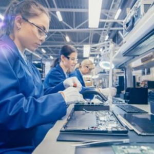 Photoelectric smoke sensors being manufactured in ZEN's ISO 9001 quality accredited facility