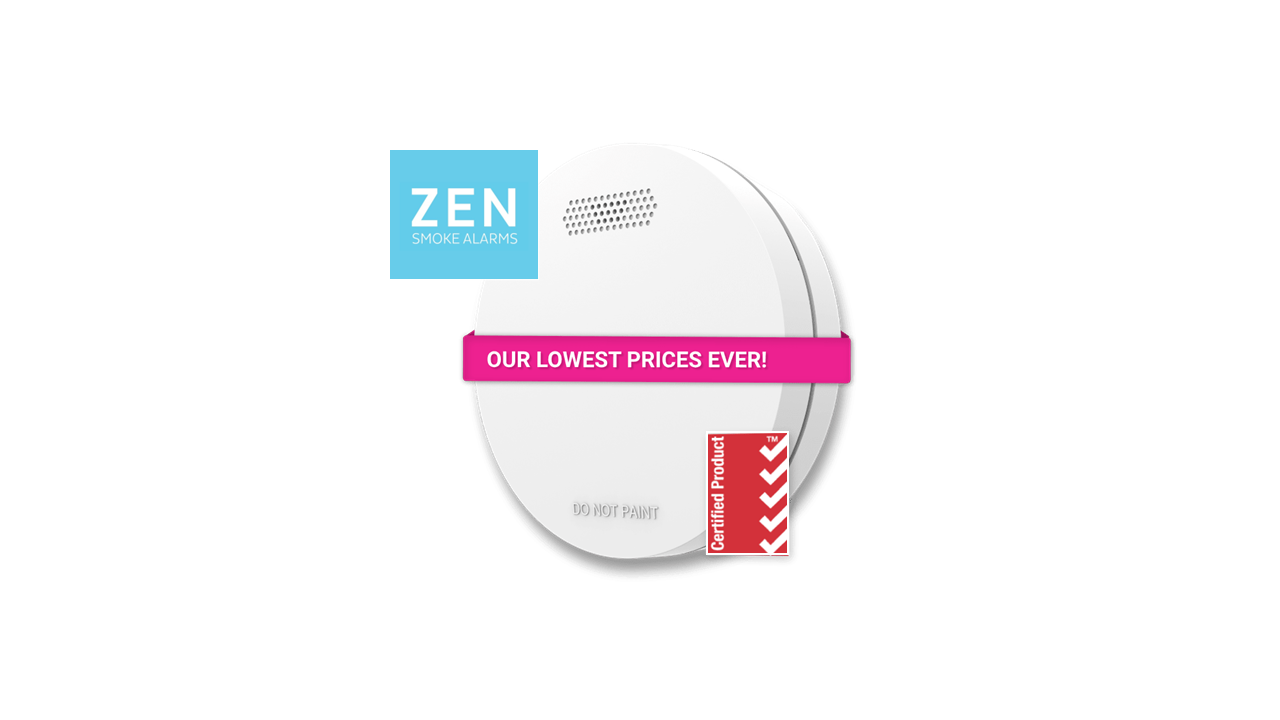 ZEN photoelectric smoke alarms - our lowest prices ever!