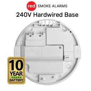 Red smoke alarms wireless base RWB2