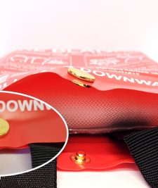 ZEN fire blanket with press stud for closure and ZEN interconnected smoke alarm