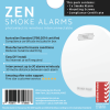 ZEN Photoelectric Smoke Alarm Wireless Interconnectable - 1 Pack
