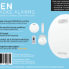 ZEN Photoelectric Smoke Alarm Wireless Interconnectable - 5 Pack