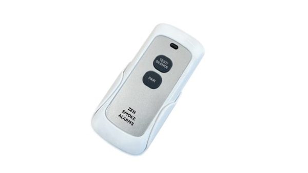 ZEN photoelectric smoke alarm remote control - side angle