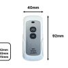 ZEN photoelectric smoke alarm remote control dimensions