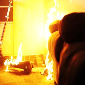 Lithium battery scooter fire - ensure you have photoelectric smoke alarms in charging locations